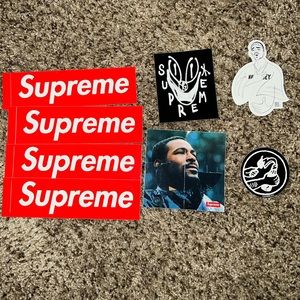 Authentic SUPREME 8-pack stickers